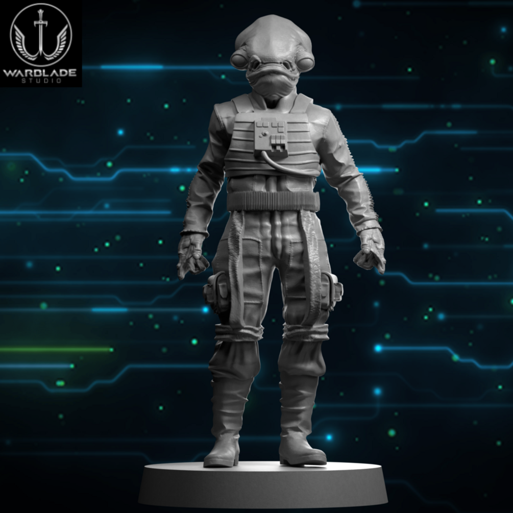 Aftab Ackbar - Fan Art (Sculpted by Warblade Studios)
