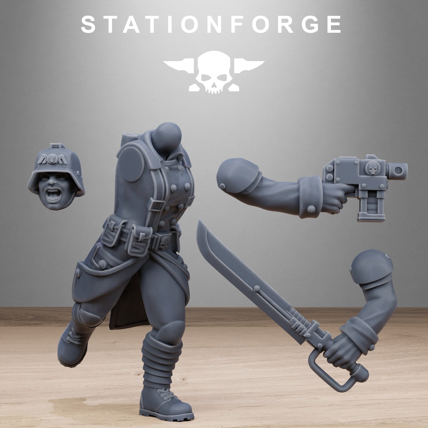 Grimguard Steel Sisters - set of 10 (Sculpted by Stationforge)