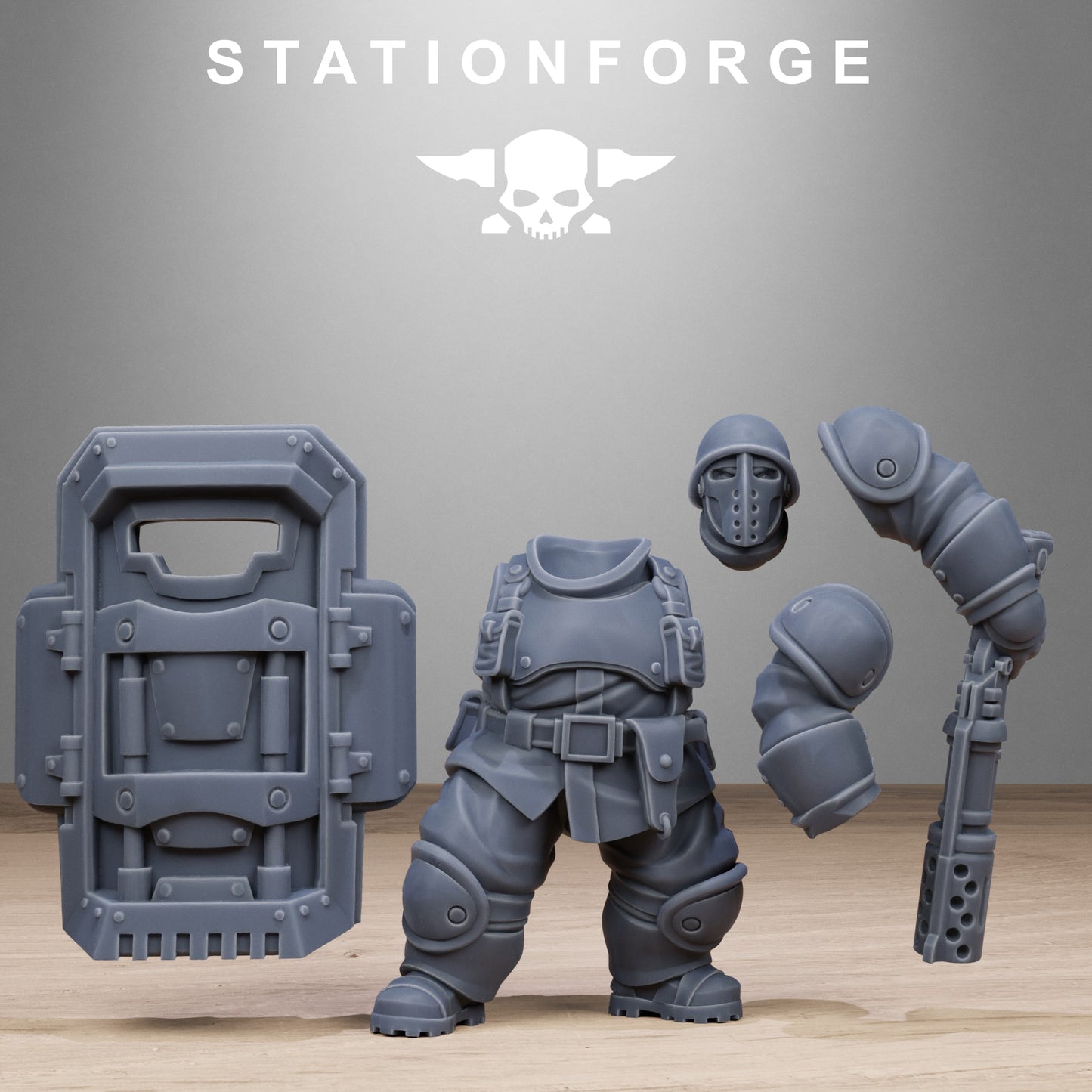 Freeguard Armored Mutants - set of 10 (Sculpted by Stationforge)