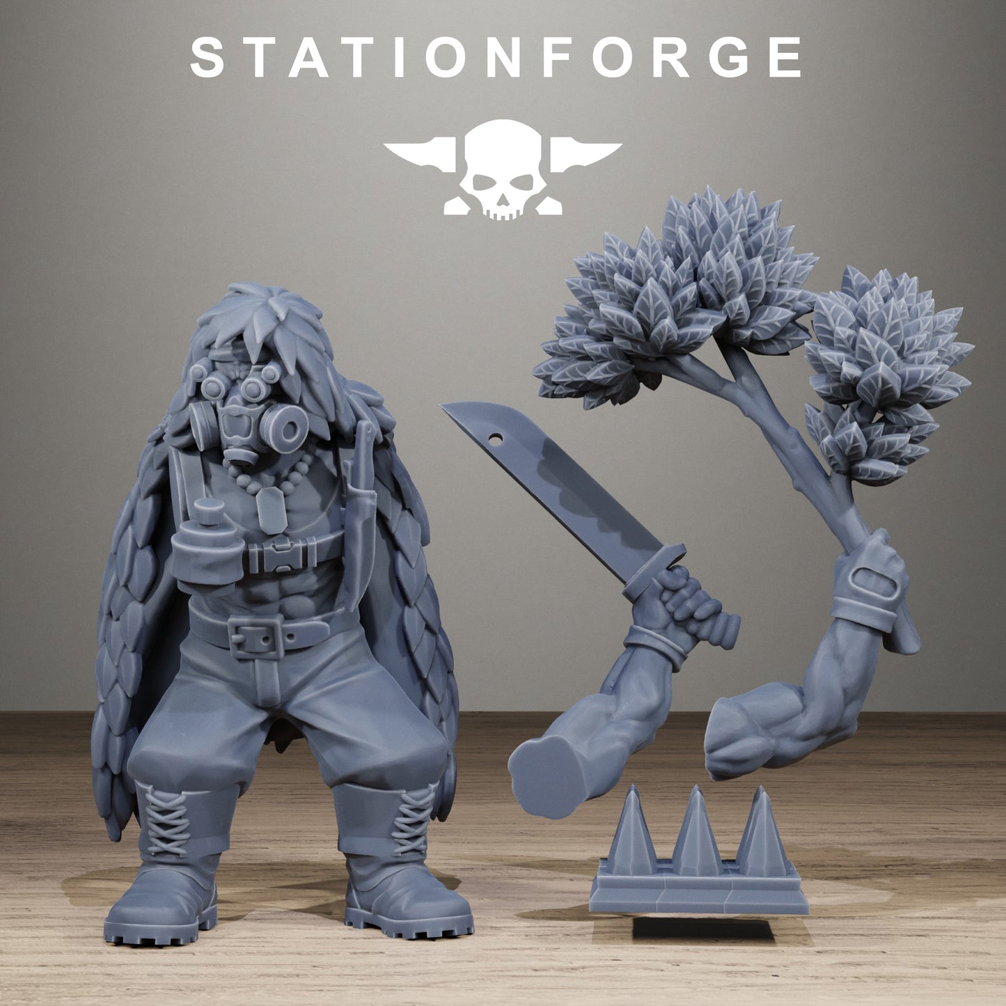 Grimguard Jungle Fighter Snipers (Sculpted by Station Forge)