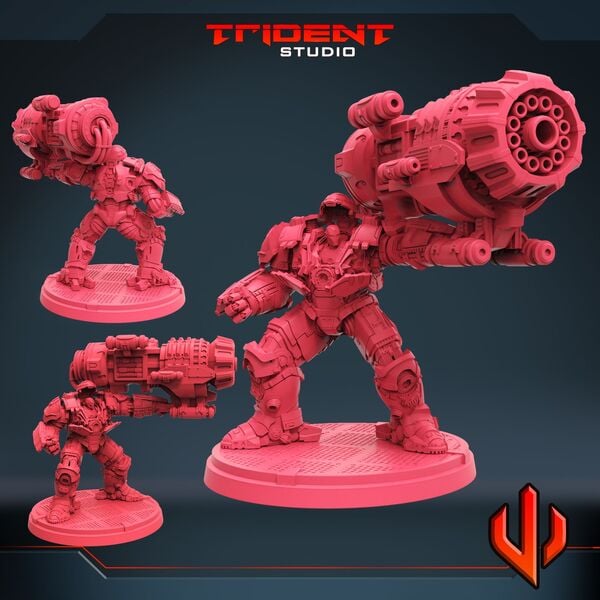 Hulkbuster (Fan art sculpted by Trident Studio) (Crisis Protocol Proxy/Alternative)