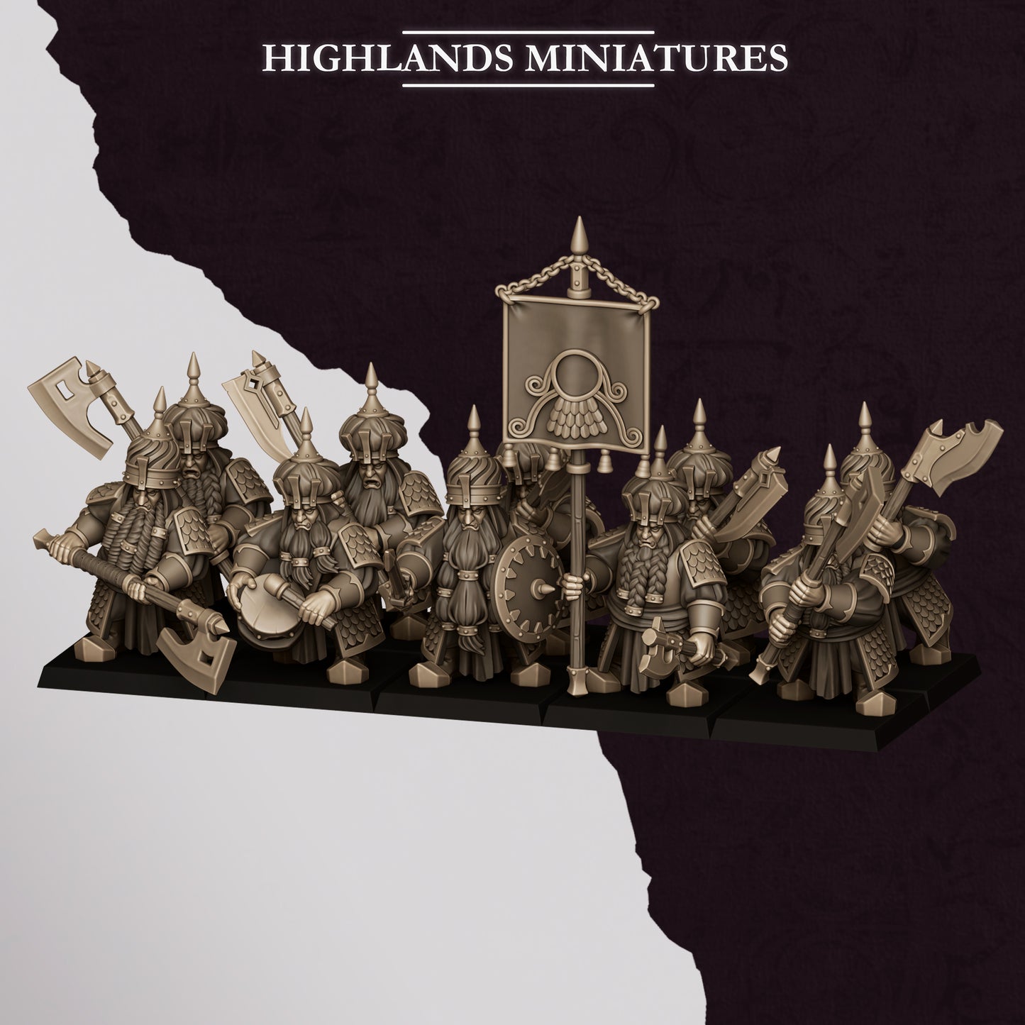 Sons of Marduk Warriors miniature (Sculpted by Highland Miniatures)
