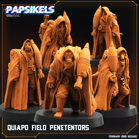 Quiapo Field Penetentors - set of 5 (Sculpted by Papsikels)