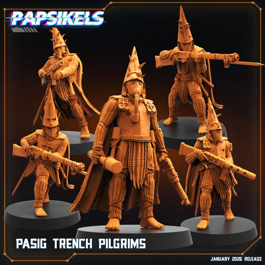 Pasig Trench Pilgrims - set of 5 (Sculpted by Papsikels)
