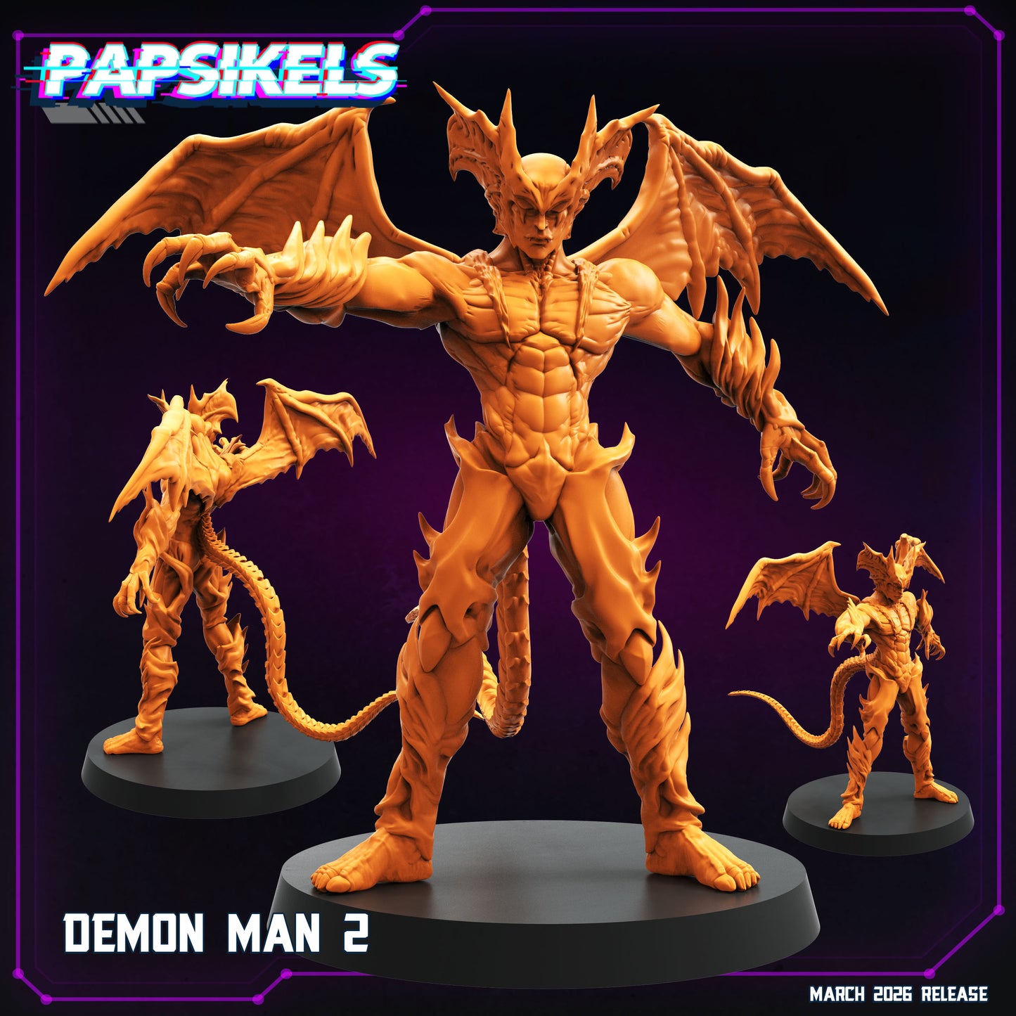 Demon Man (sculpted by Papsikels)