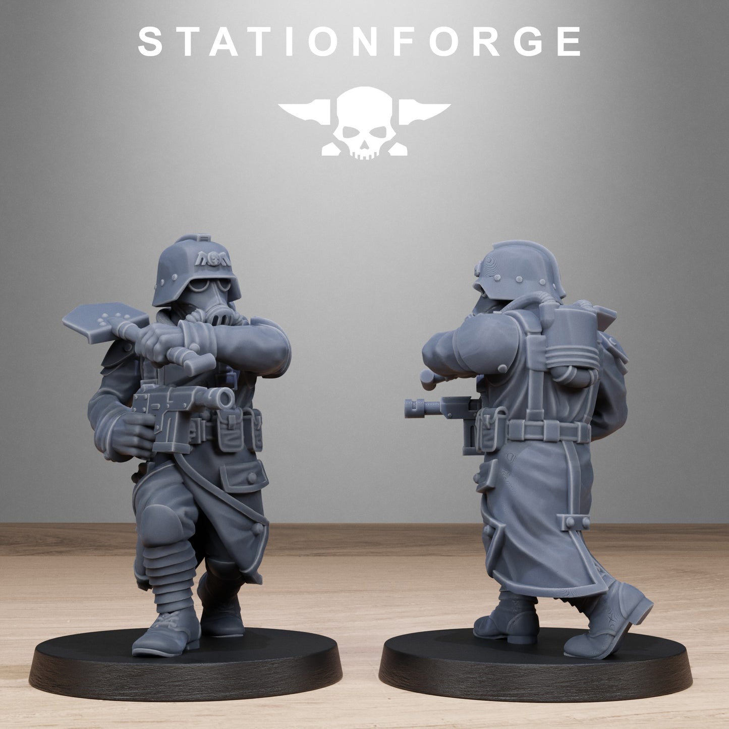 Grimguard Shovel Trenchers (Sculpted by Station Forge)