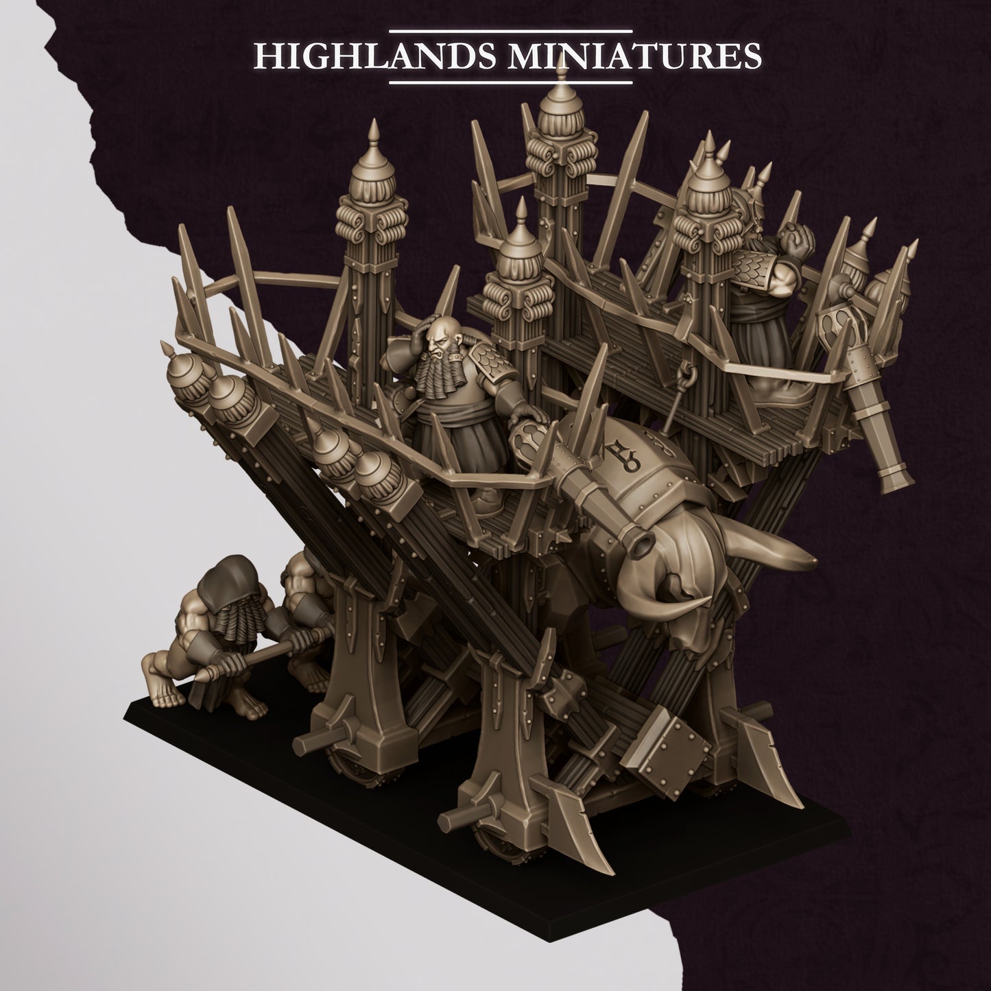 Blazing Icon of Marduk (Sculpted by Highlands Miniatures)