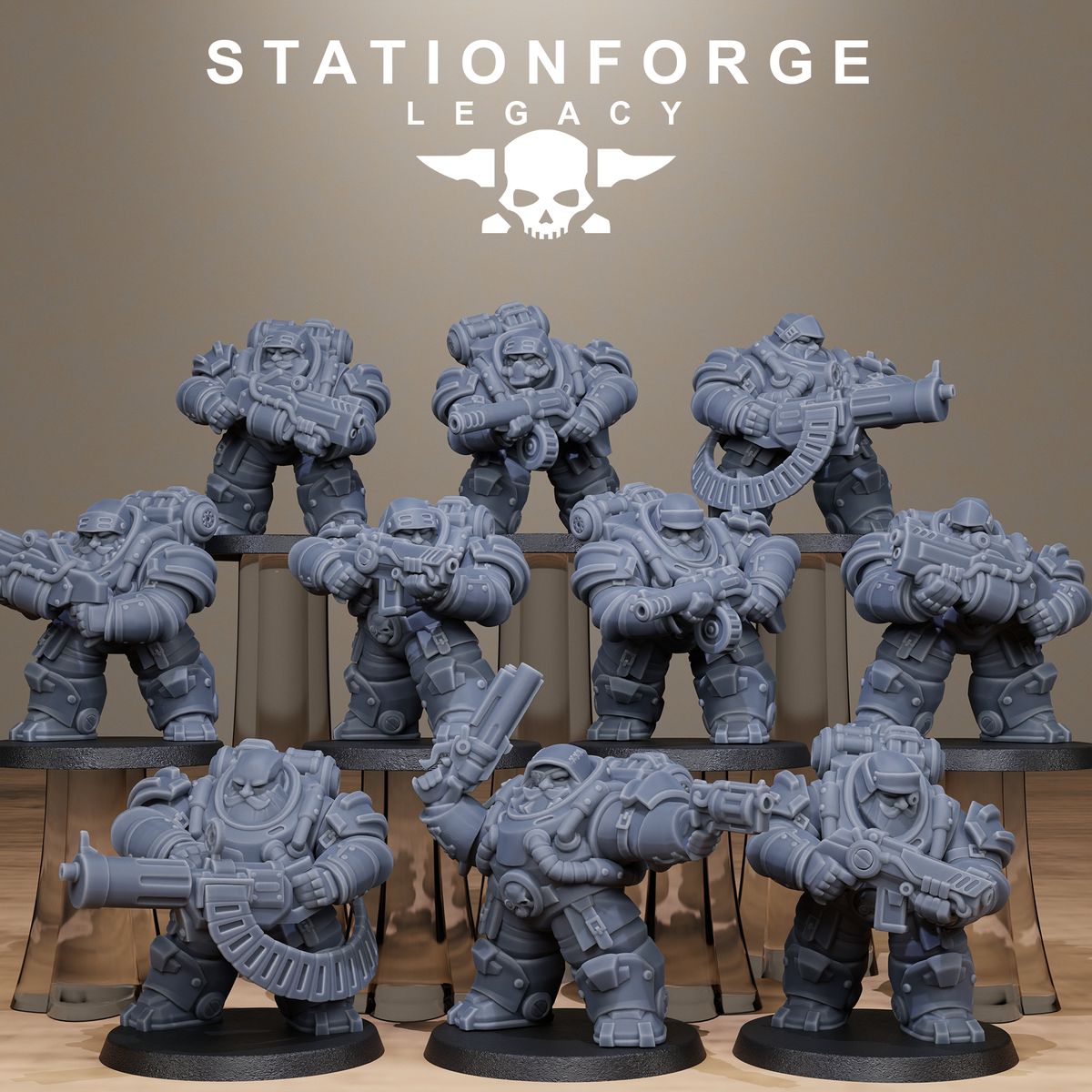 Ironvale Heavies (Sculpted by Stationforge)