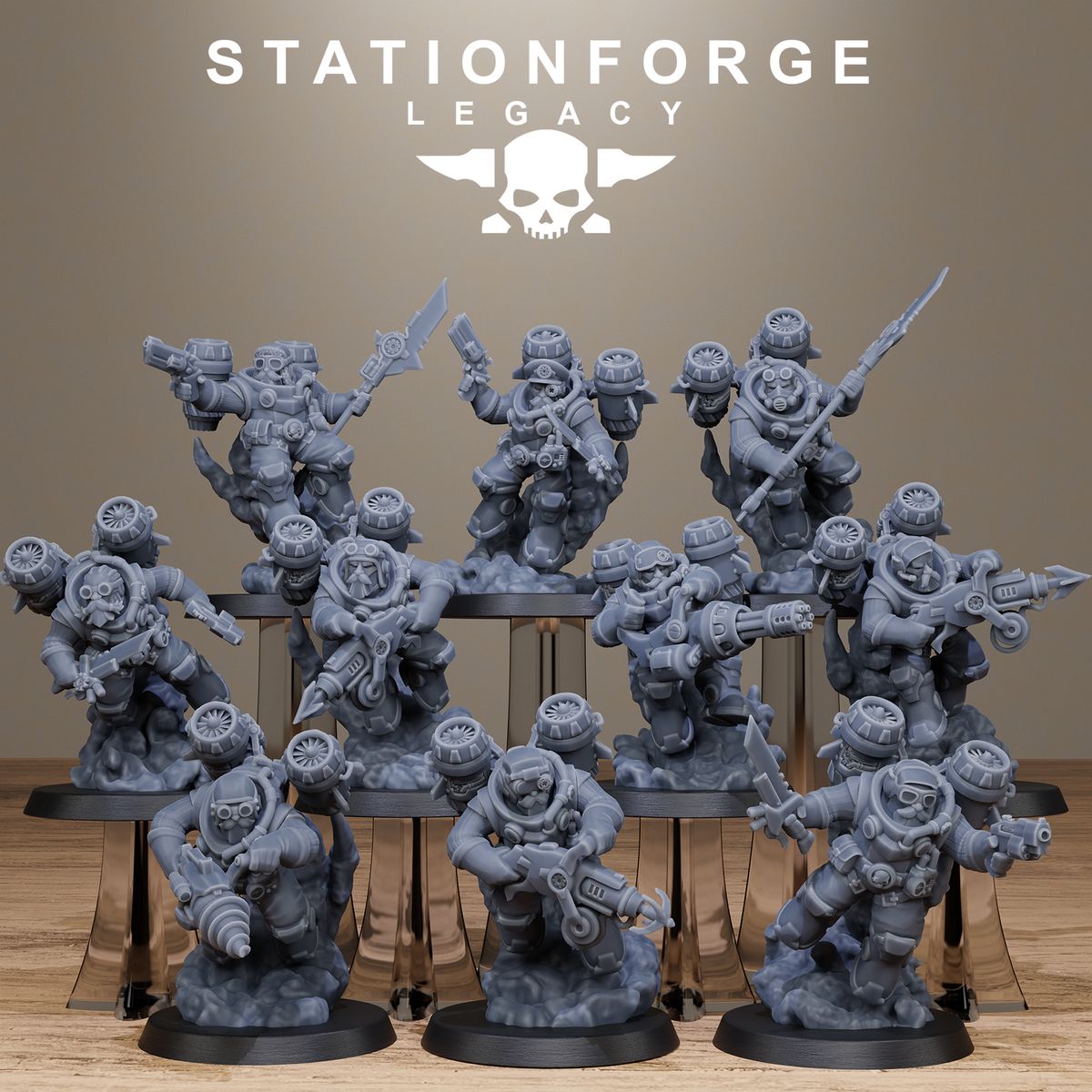Ironvale Skyreapers (Sculpted by Stationforge)