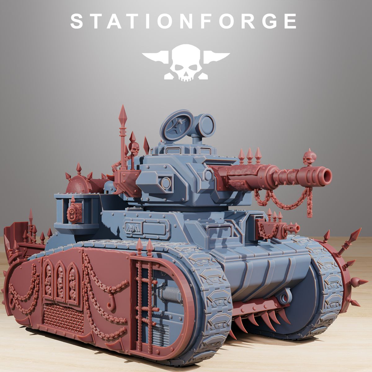 GrimGuard Light Tank Corrupted Conversion Kit (Sculpted by Stationforge)
