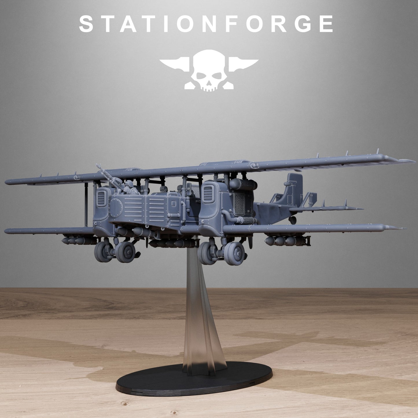 Grimguard Iron Biplane (Sculpted by Stationforge)