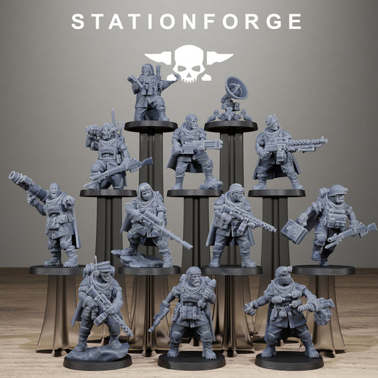 Freeguard Siege Infantry - set of 12 (Sculpted by Station Forge)