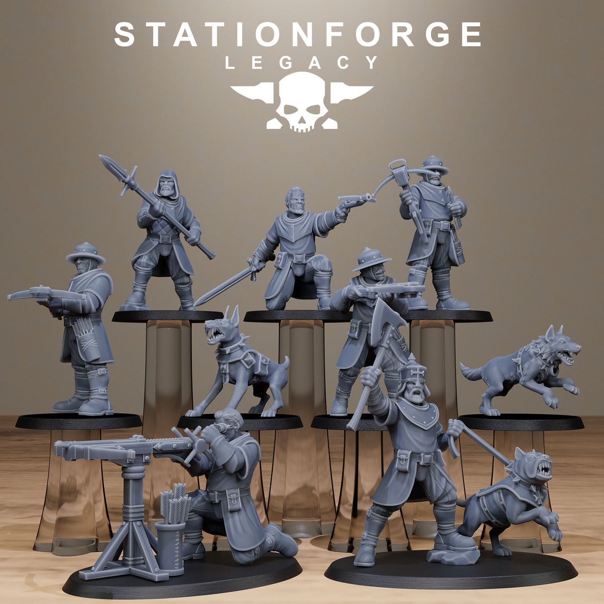 Thorncrest Hunters (Sculpted by Stationforge)