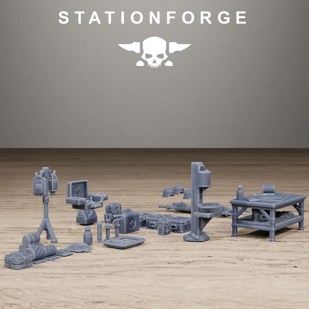 GrimGuard Medical Bits (Sculpted by Stationforge)