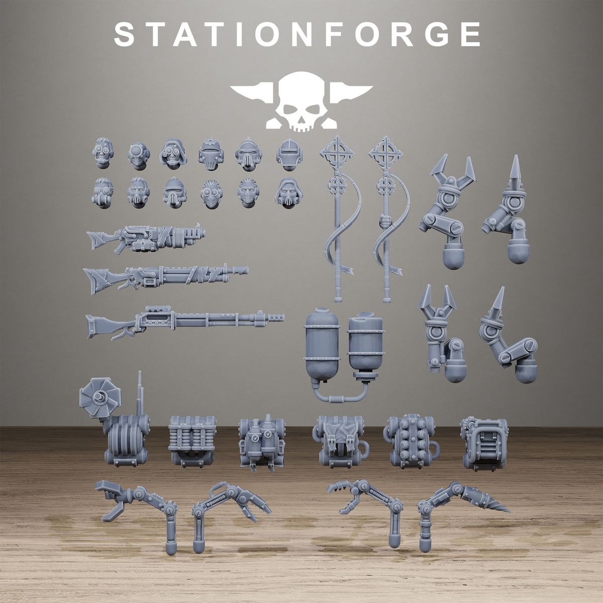 Scavenger Bits Kit (Sculpted by Stationforge)