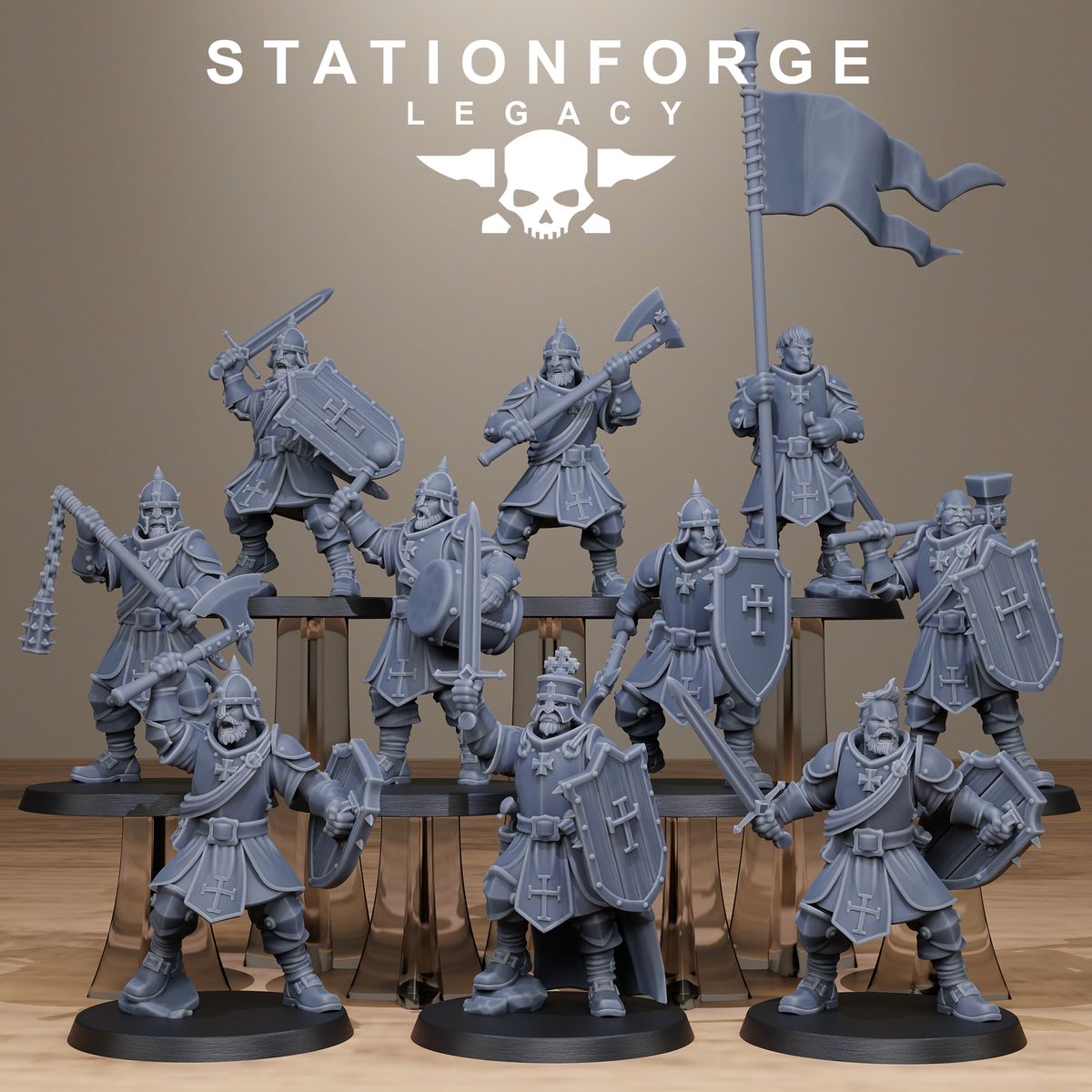 Thorncrest Warband (Sculpted by Stationforge)