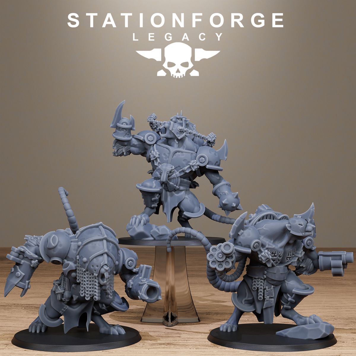Rotfang Mega Rats (Sculpted by Stationforge)