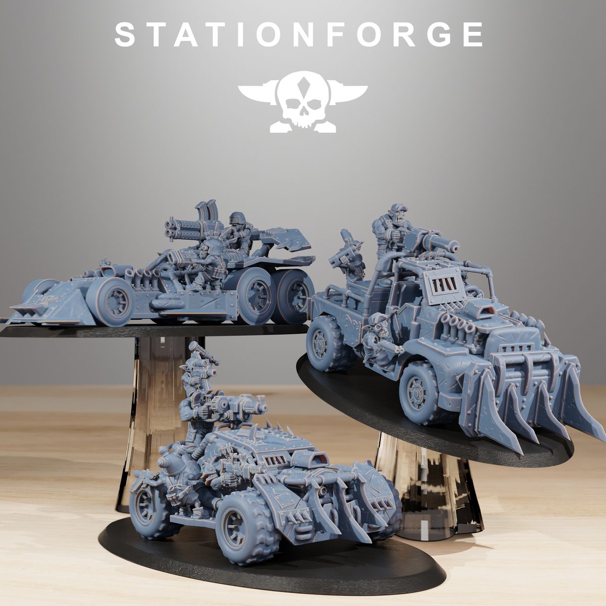 Orkaz Speedsters (Sculpted by Stationforge)