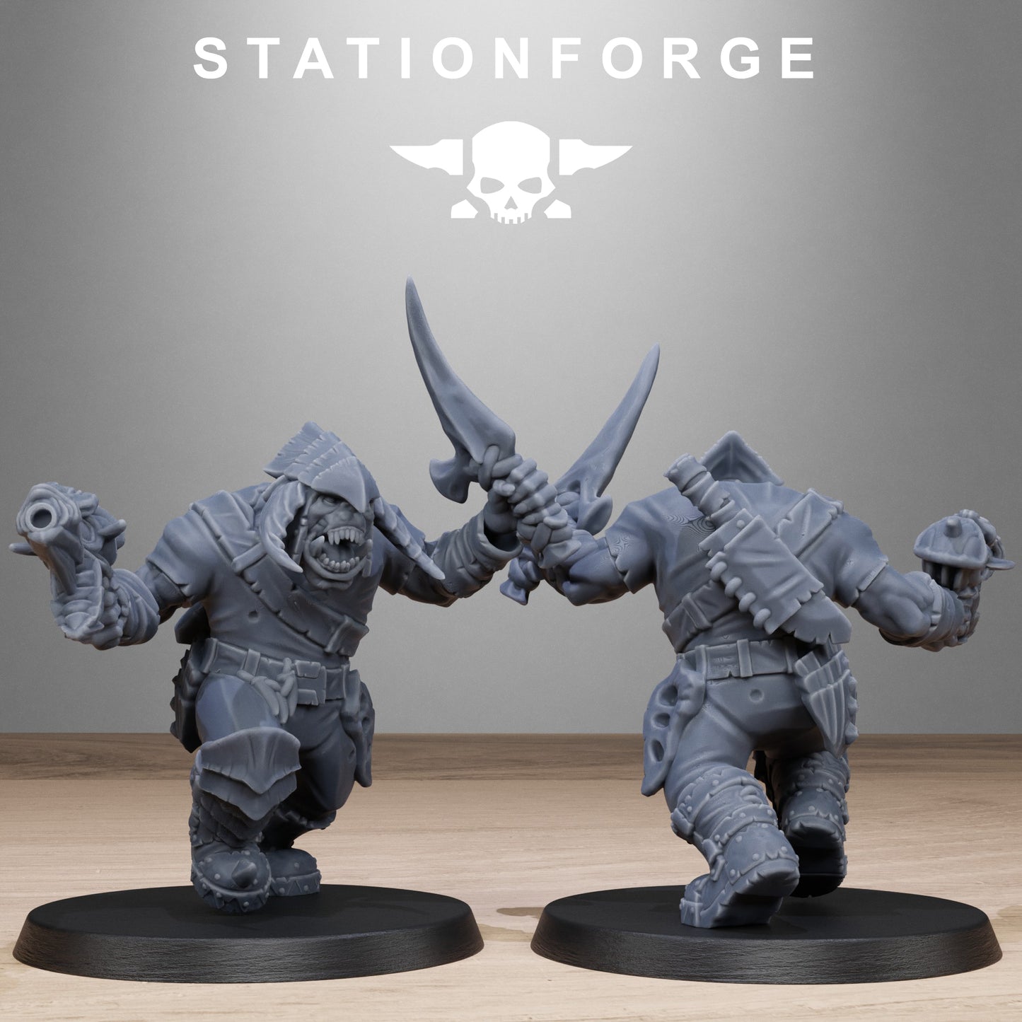 Orkaz Biotech Looters - set of 10 (Sculpted by Stationforge)