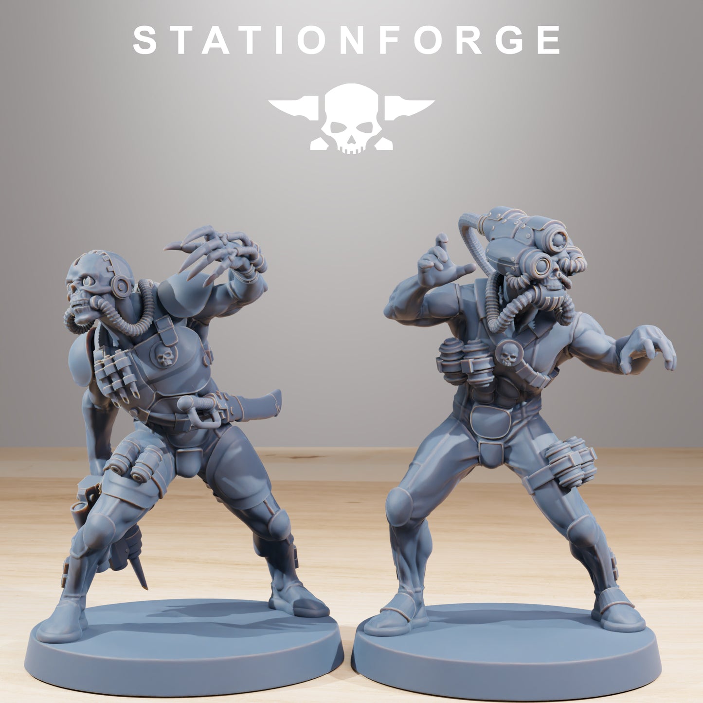 GrimCorp Bounty Hunters - set of 10 (sculpted by Stationforge)