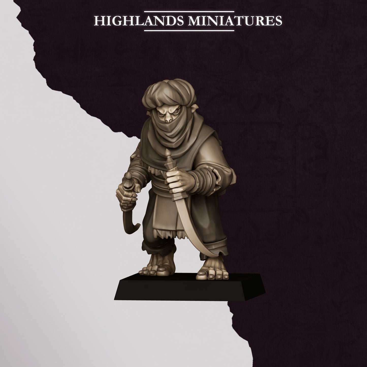 Hobgoblin Backstabbers miniature (Sculpted by Highland Miniatures)