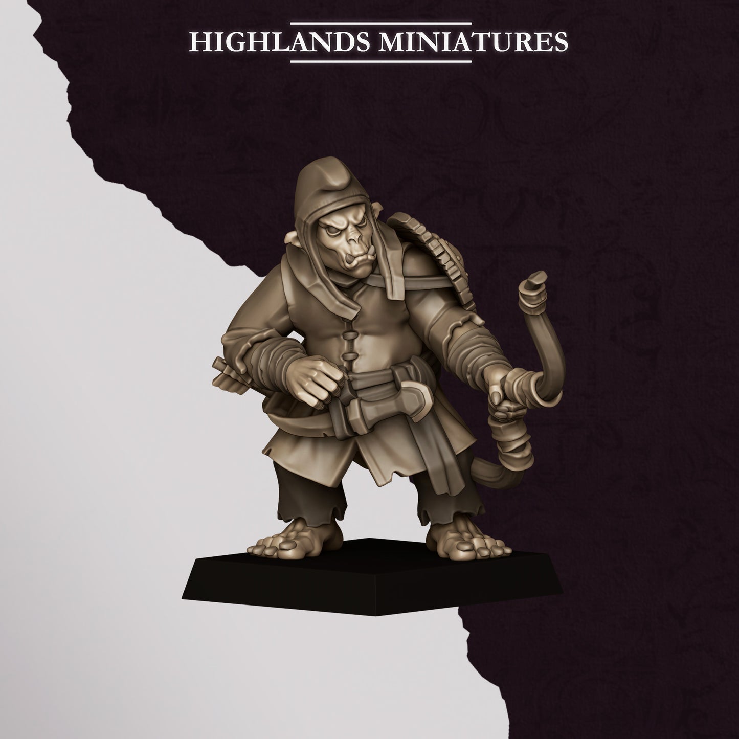 Hobgoblin Archers miniature (Sculpted by Highland Miniatures)