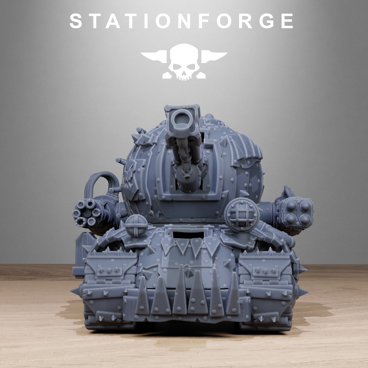 Orkaz Mini Tank - full kit (Sculpted by Stationforge)