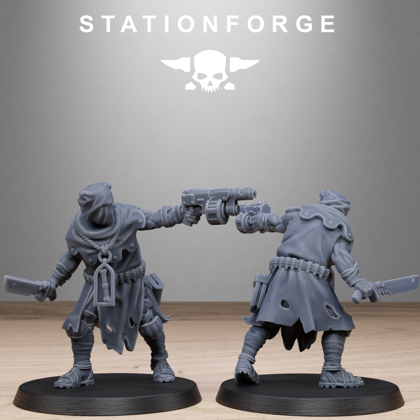 Grimcorp Firers - set of 10 (Sculpted by Stationforge)