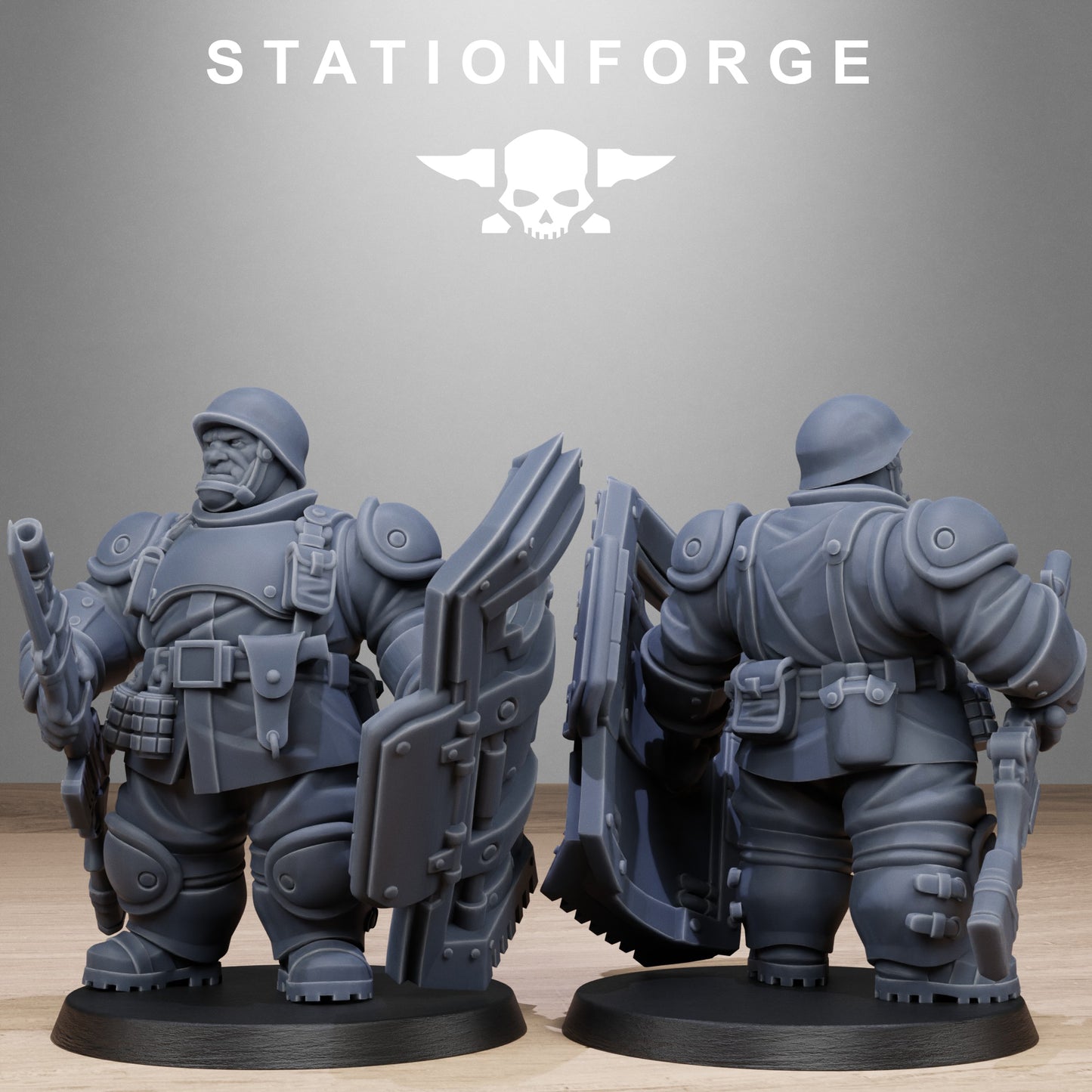 Freeguard Armored Mutants - set of 10 (Sculpted by Stationforge)