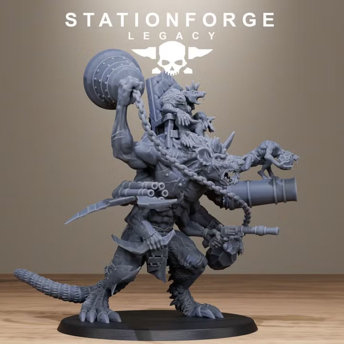 Rotfang Bell Rat (Sculpted by Stationforge)