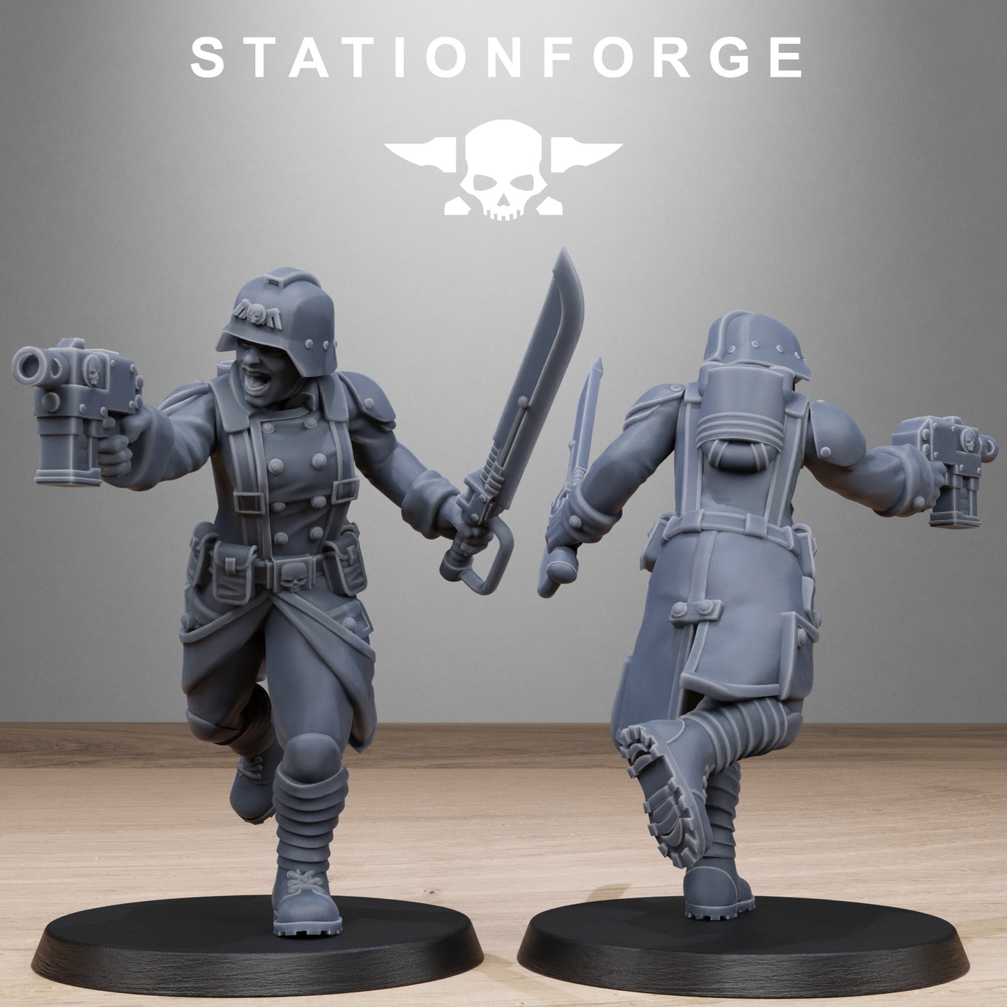 Grimguard Steel Sisters - set of 10 (Sculpted by Stationforge)