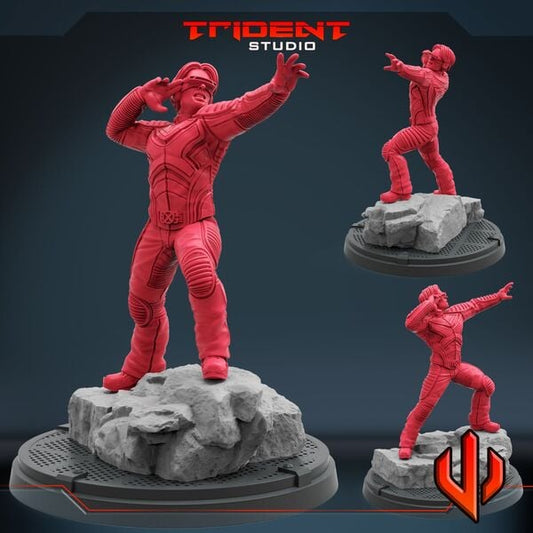 Cyclops X-Men 2000 Movie (Fan art sculpted by Trident Studio) (Crisis Protocol Proxy/Alternative)