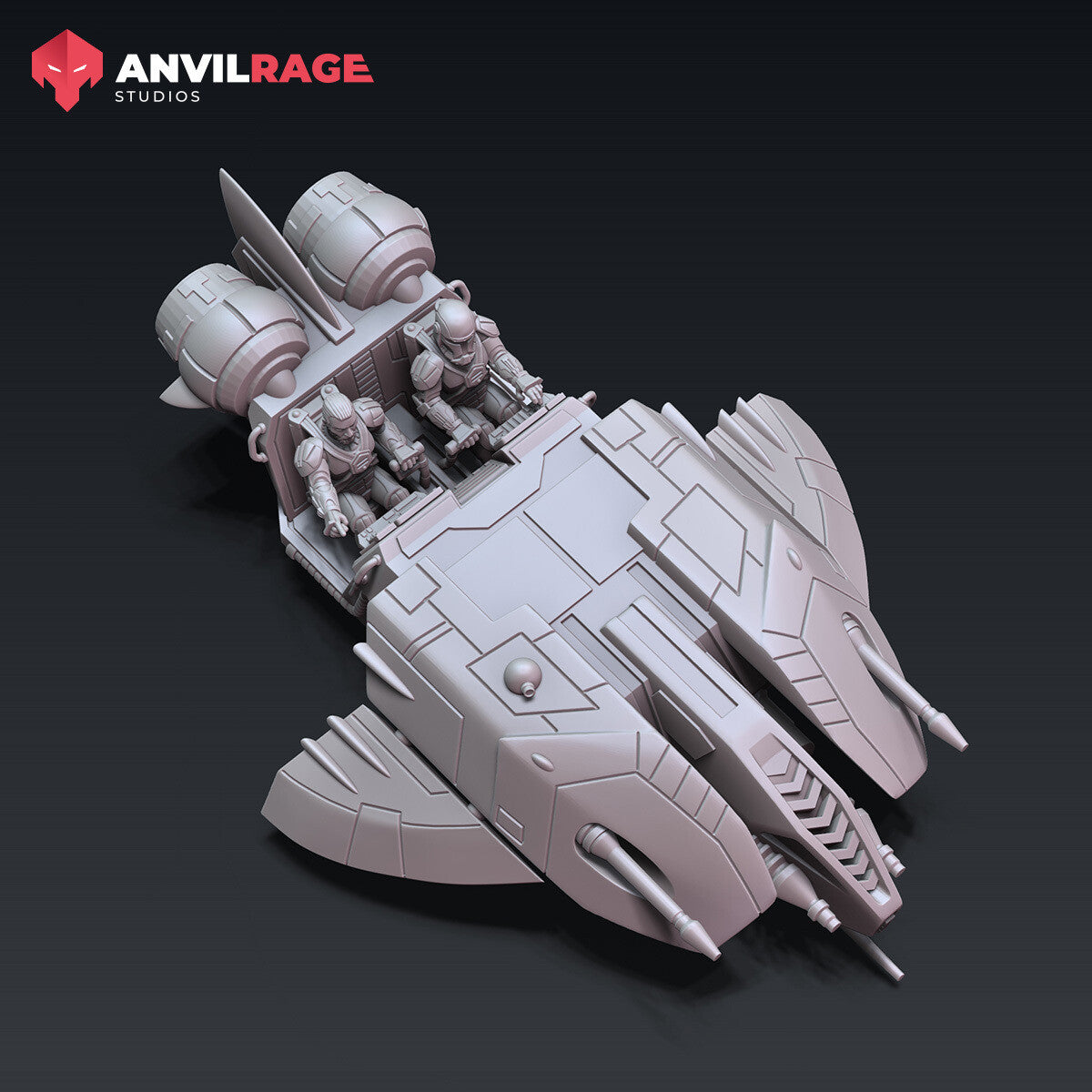 Manta Speeder, detail view