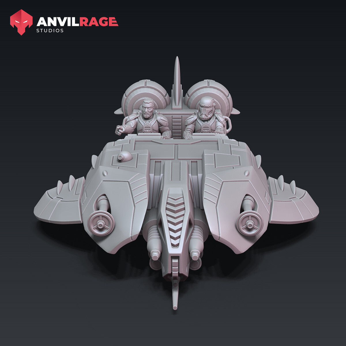 Manta Speeder, top view