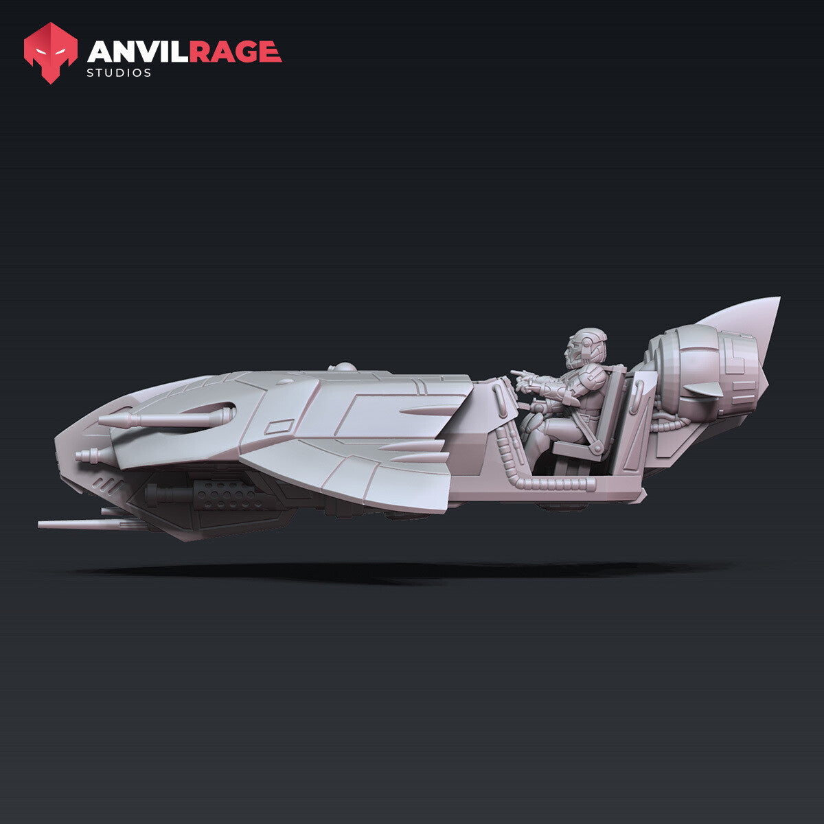 Manta Speeder, rear view