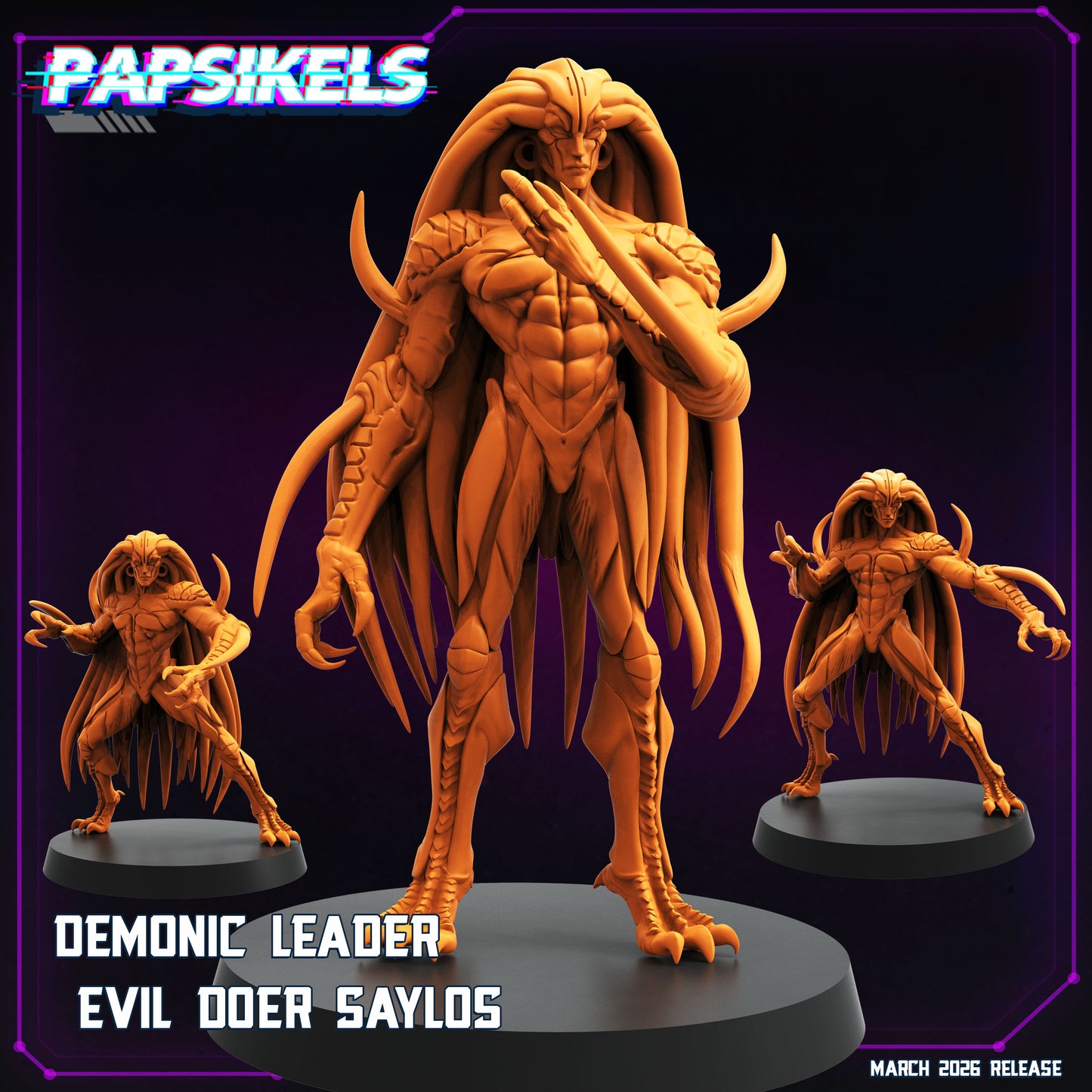 Demonic Leader Evil Doer Saylos (sculpted by Papsikels)