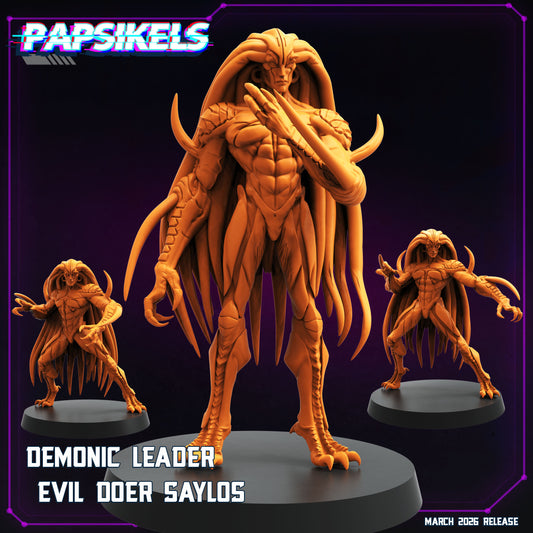 Demonic Leader Evil Doer Saylos (sculpted by Papsikels)