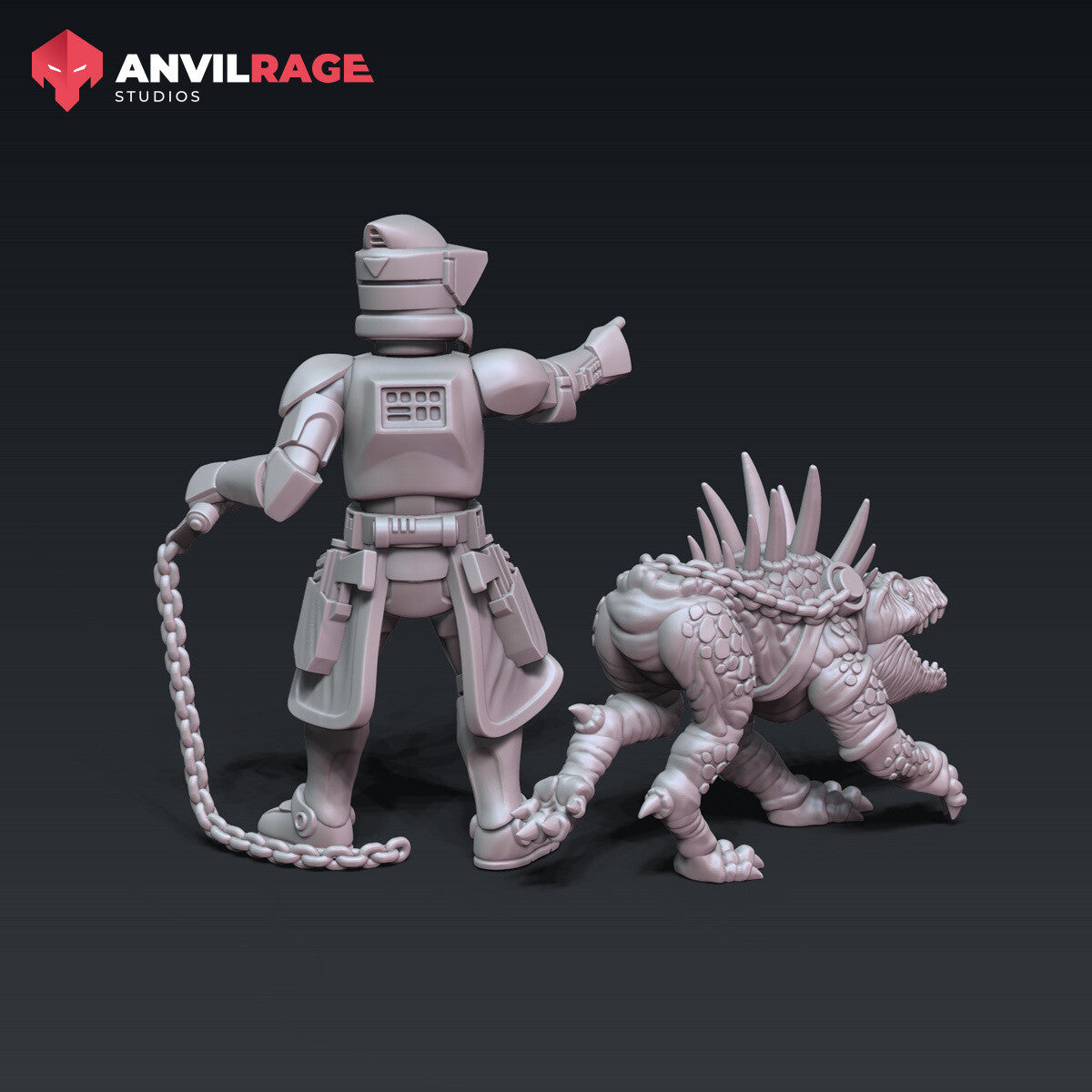 Private Hound miniatures, alternate view