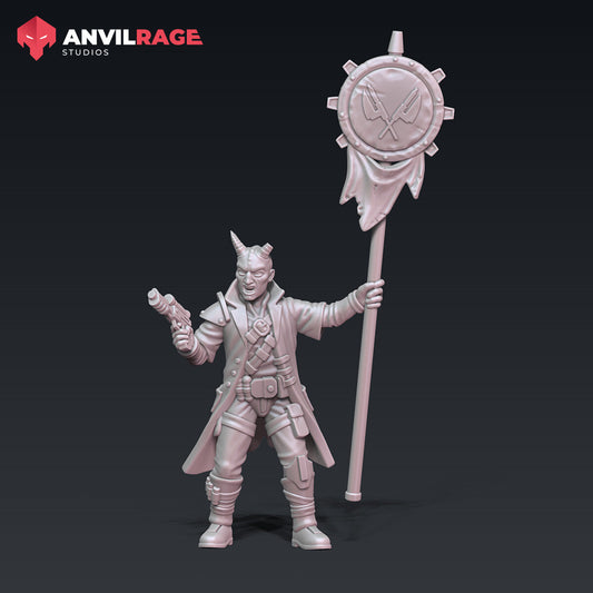 Pirate Crest Bearer miniature