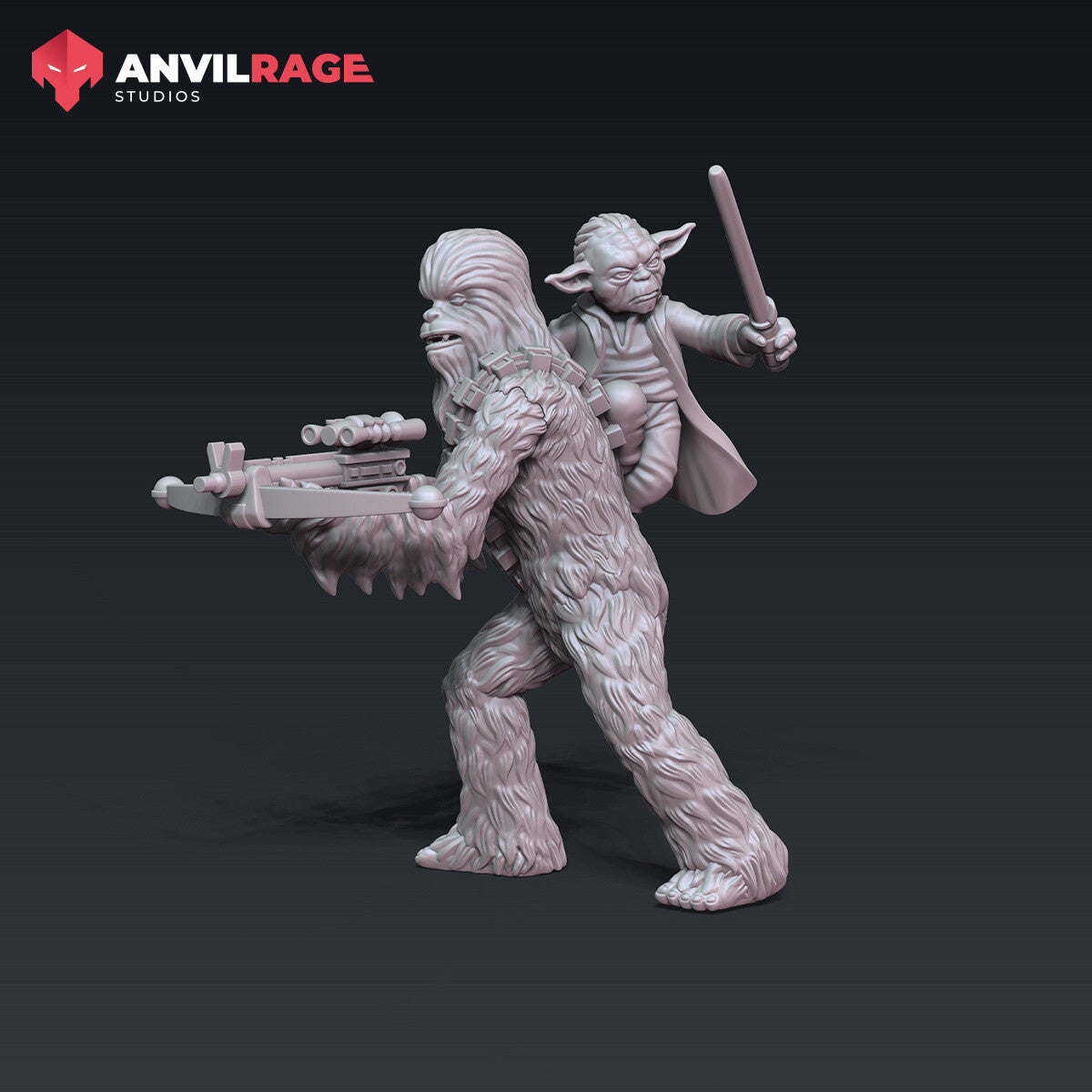 Furry Guardian and Master (Sculpted by Anvilrage Studios)