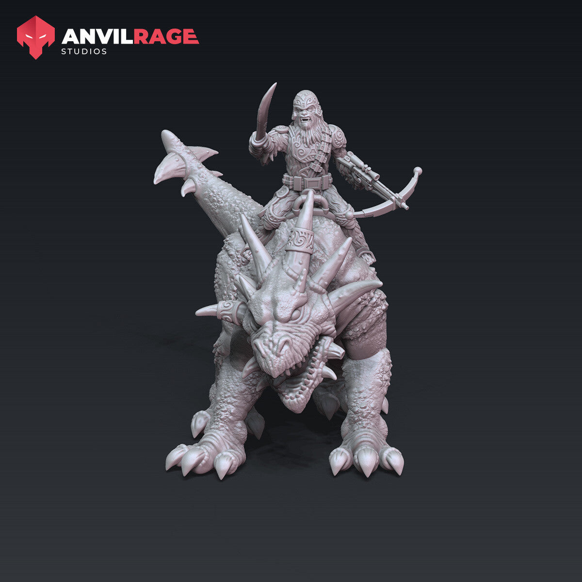 Furry Dragon Rider, alternate view