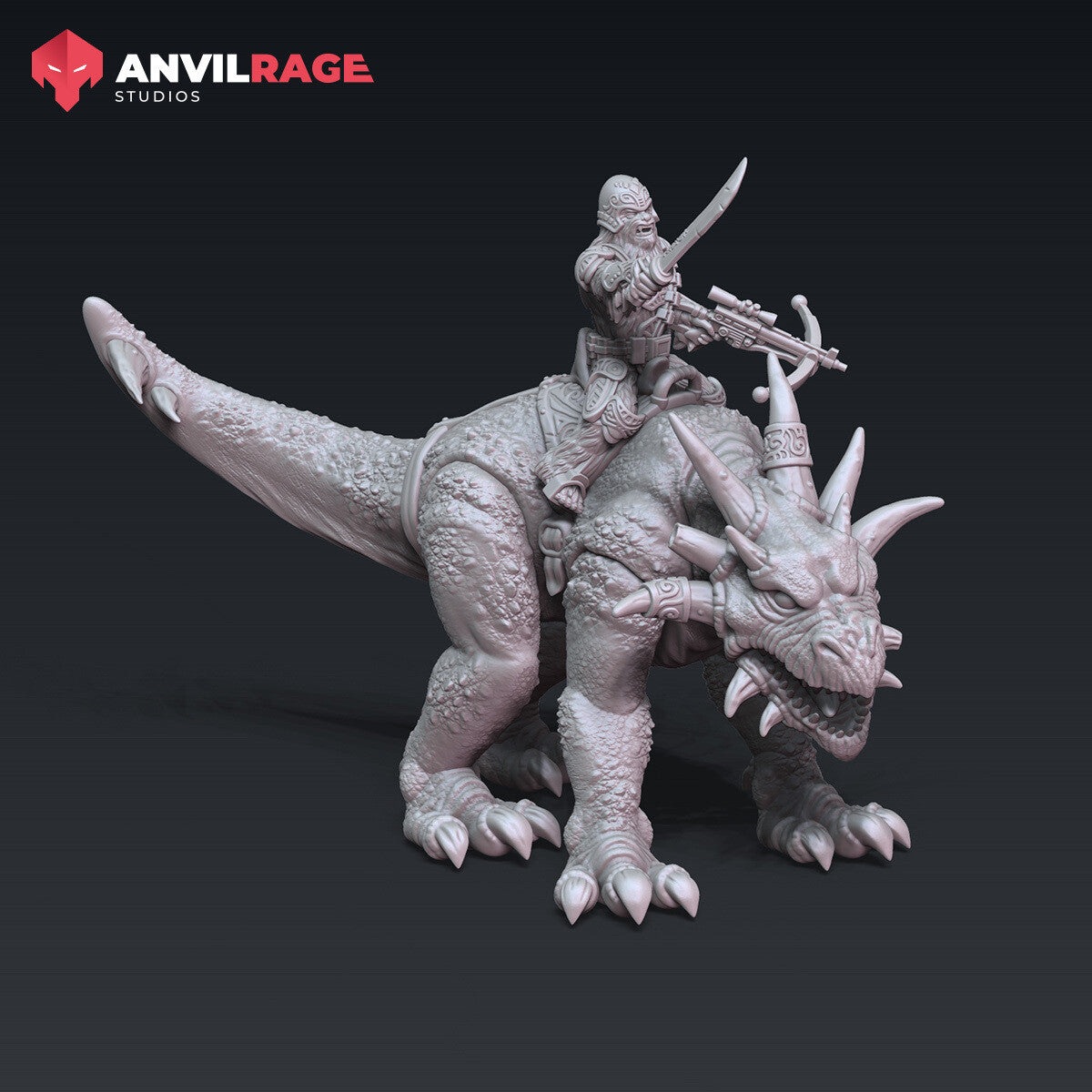 Furry Dragon Rider, alternate view