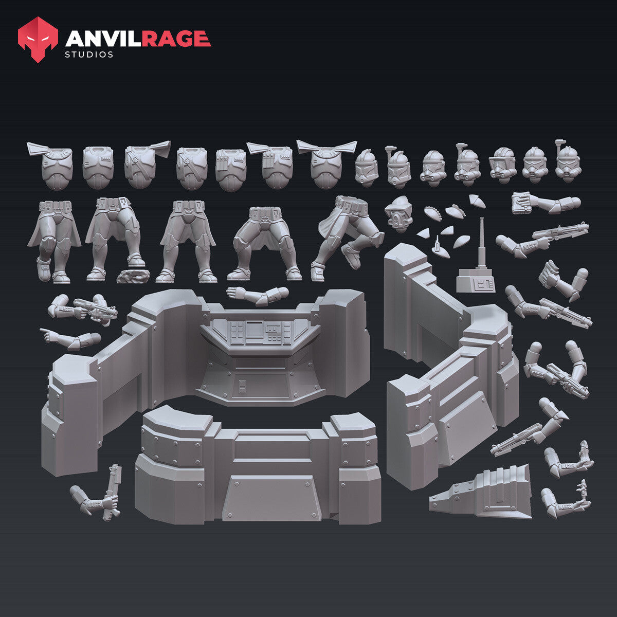 Replicator Commanders modular kit, alternate view