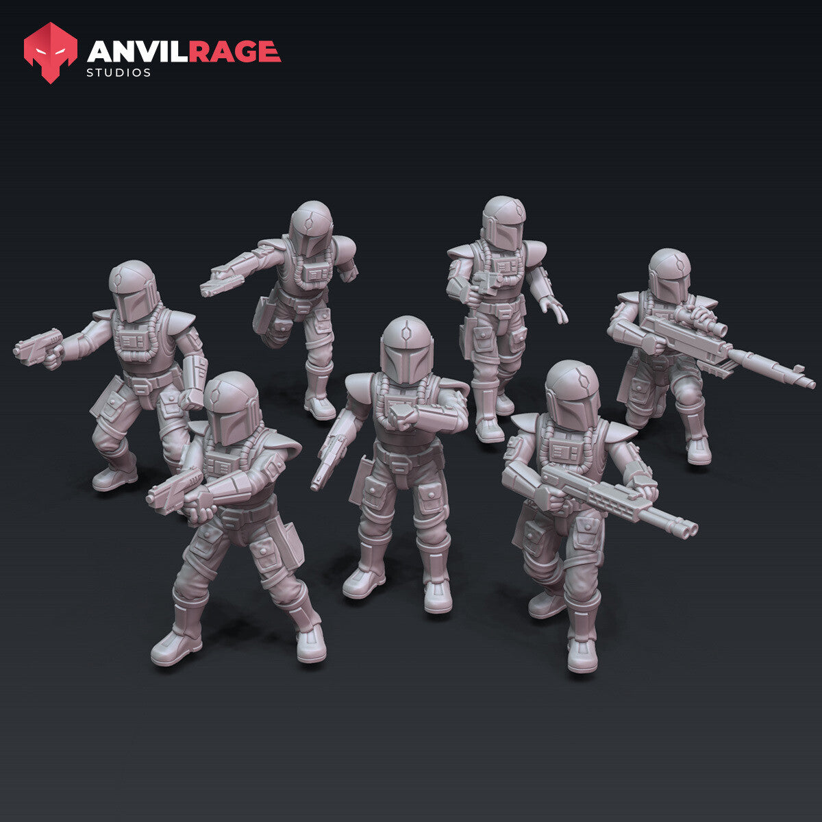 Skull Squadron Pilots (Sculpted by Anvilrage Studios)