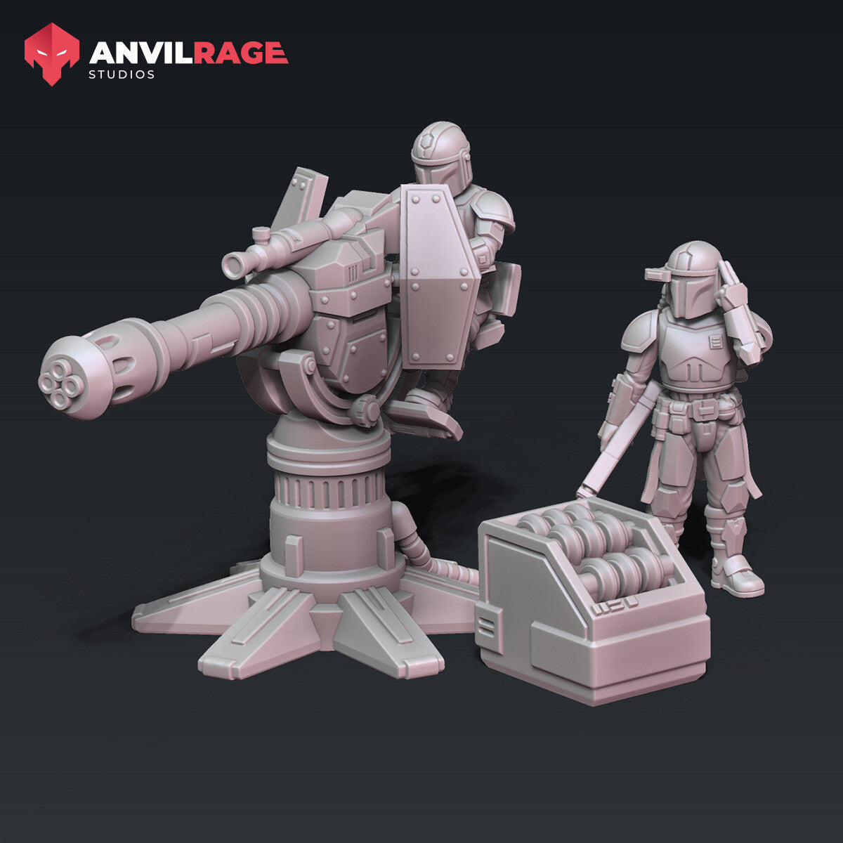 Protector's Heavy Laser Station (Sculpted by Anvilrage Studios)
