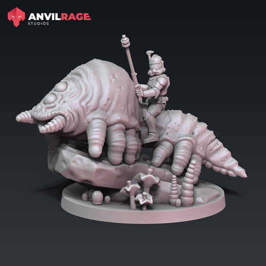 Replicator Jungle Worm Rider miniature