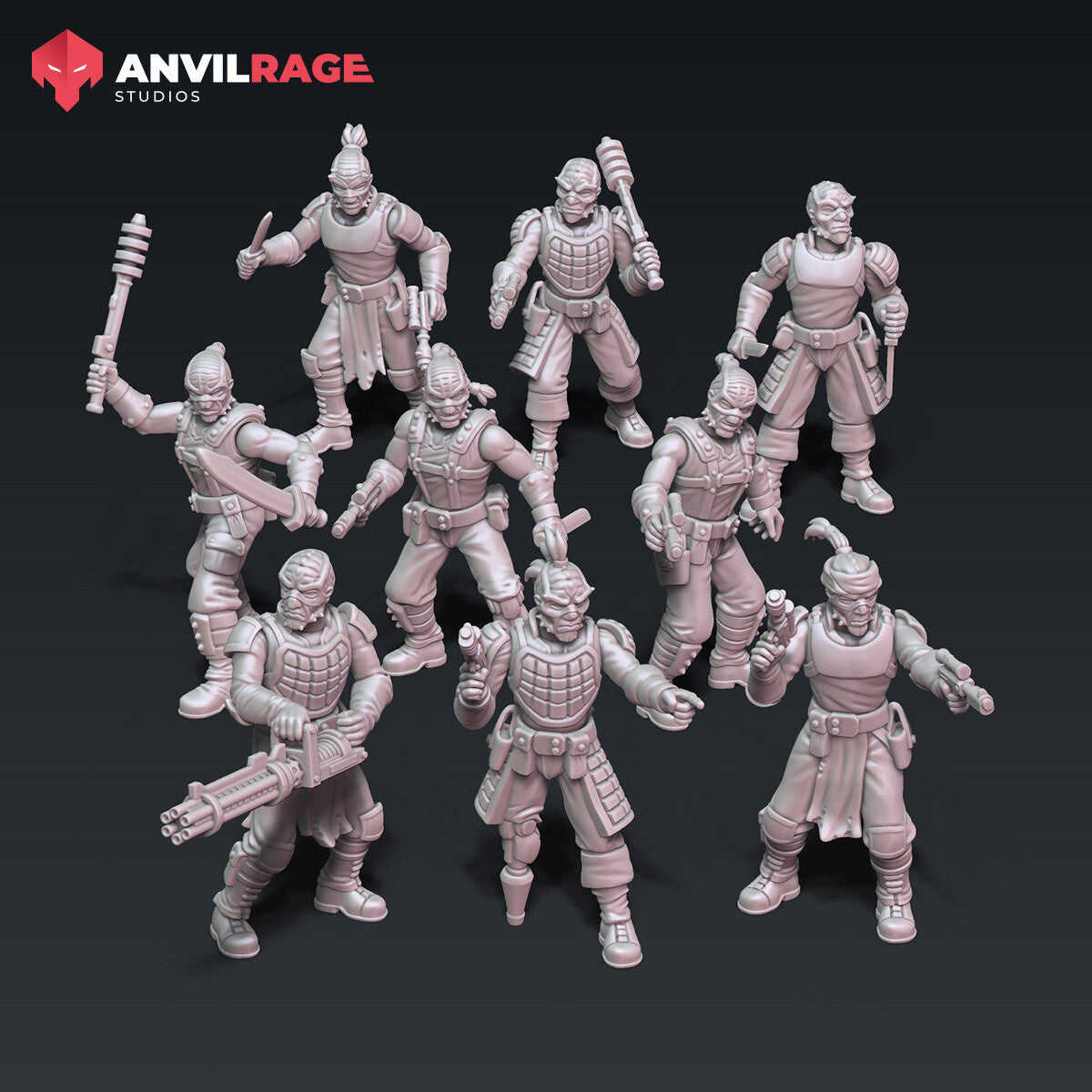 Galactic Pirates modular miniature kit