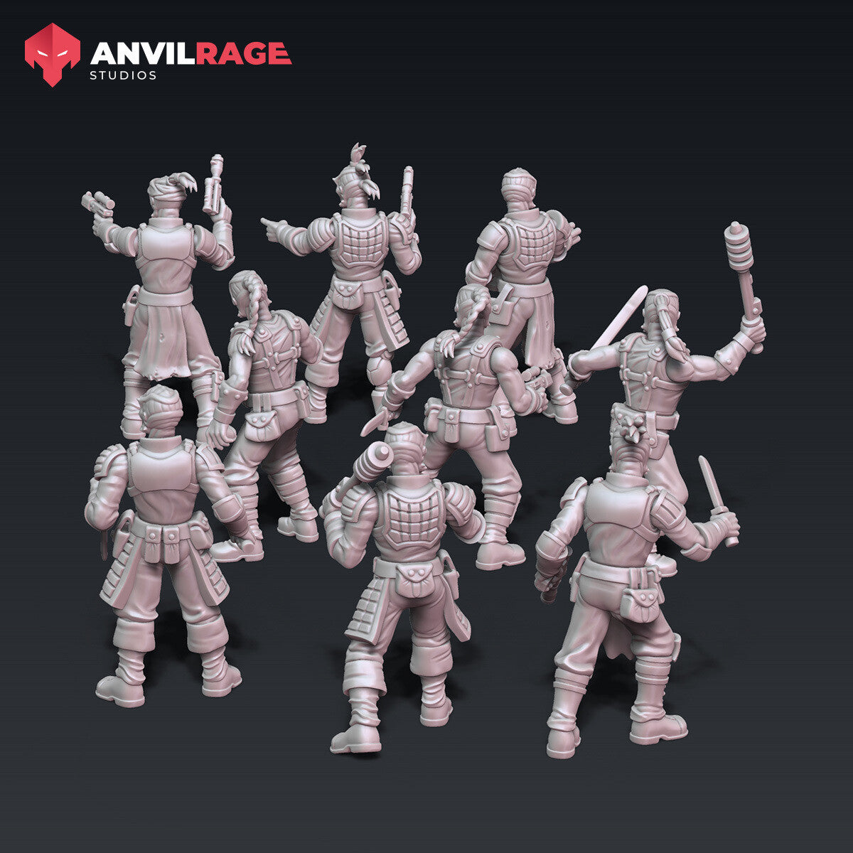 Galactic Pirates modular kit, alternate view