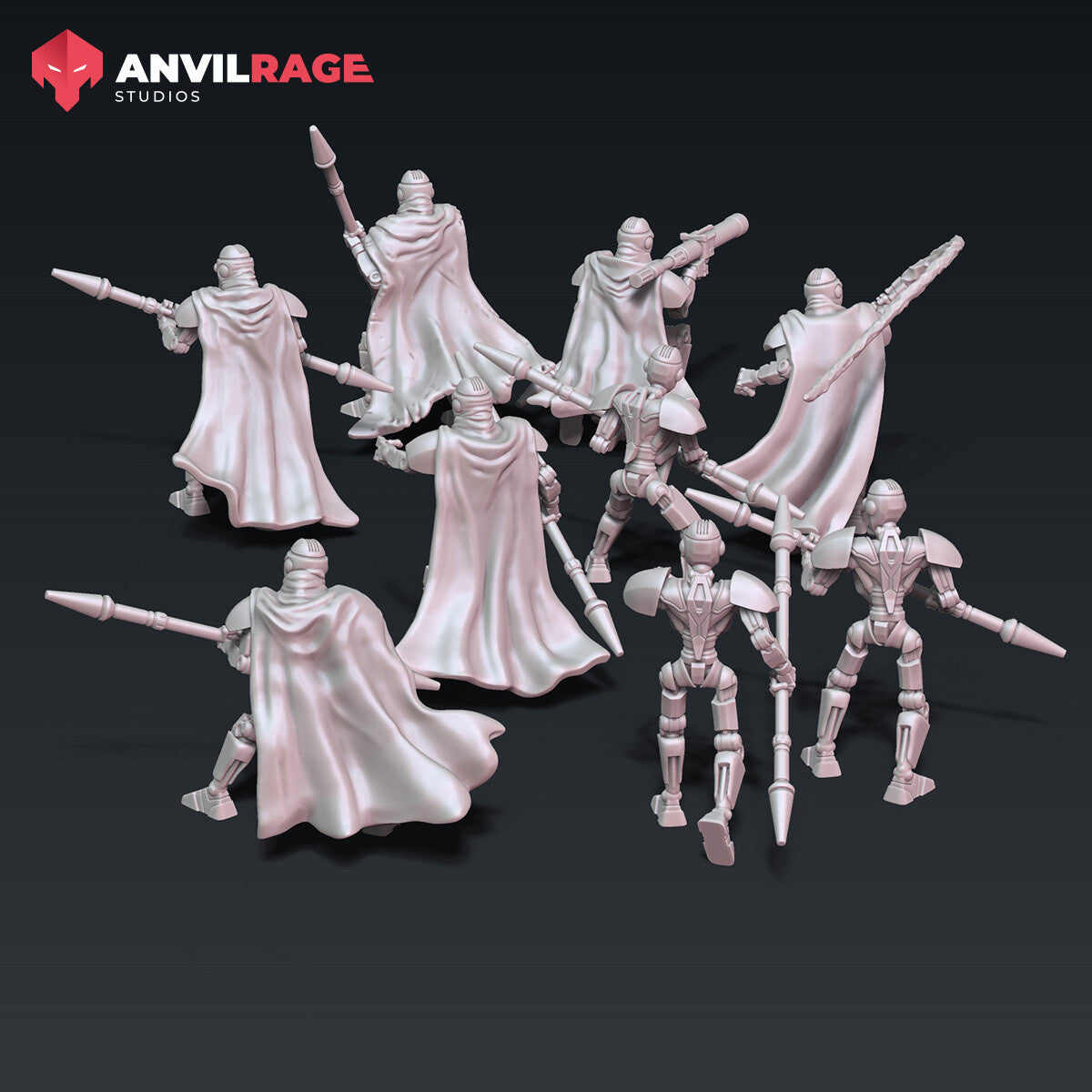 Guardian Droids, side view