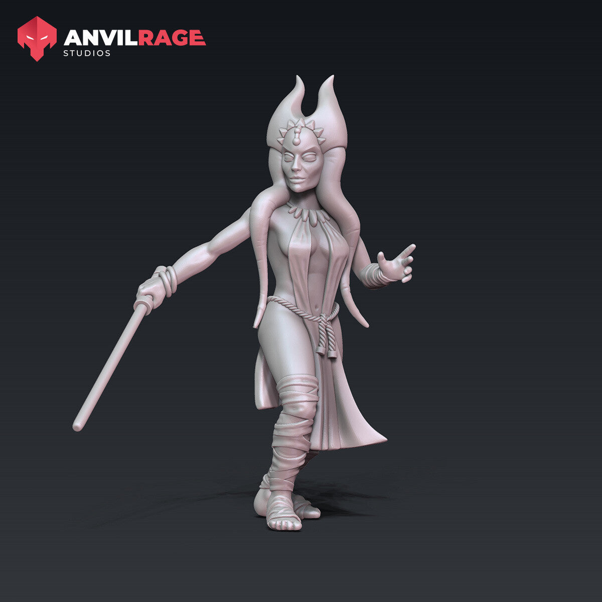 Red Alien Mistress (Sculpted by Anvilrage Studios)